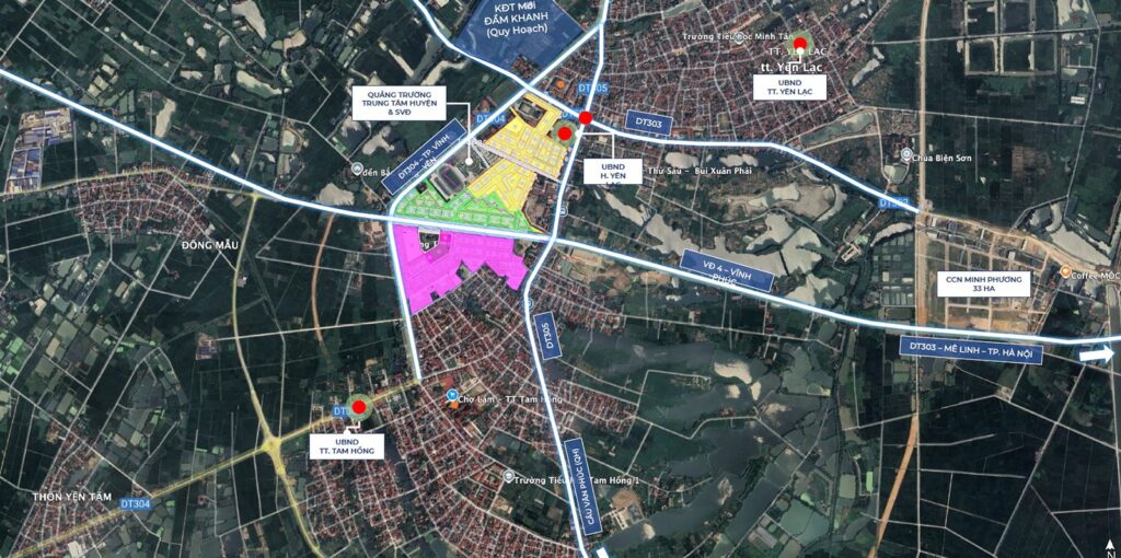 Dự án khu đô thị Yên Lạc Dragon City