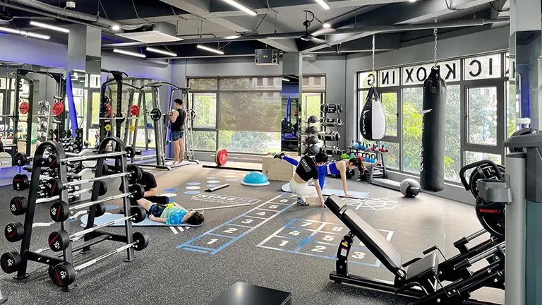 Tiện ích phòng Gym hiện đại tại Chung cư Luxora Vĩnh Yên
