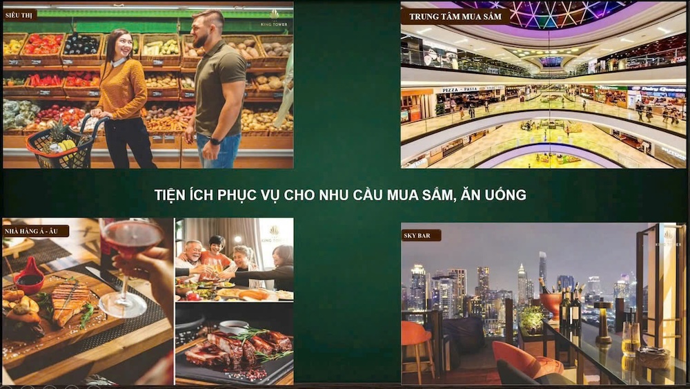 Trung tâm thương mại ngay trong nội khu dự án Luxora Vĩnh Yên