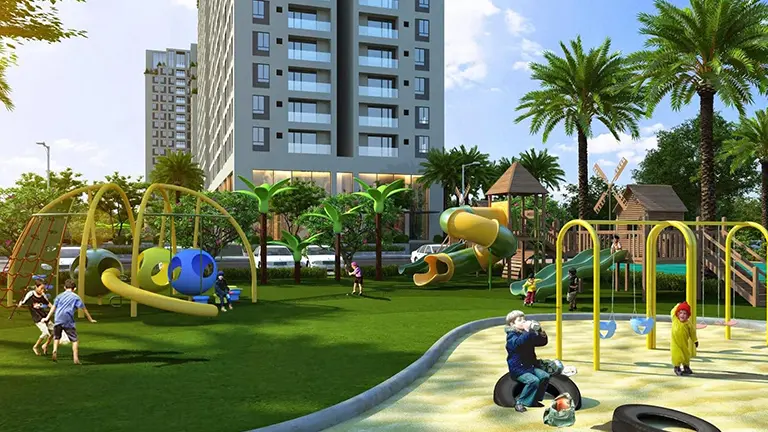 Tiện ích khu vui chơi cho trẻ em tại Luxora Vĩnh Yên