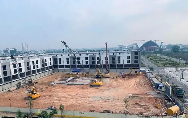Hình ảnh cập nhật tiến độ thi công Chung cư Luxora Vĩnh Yên T8.2025